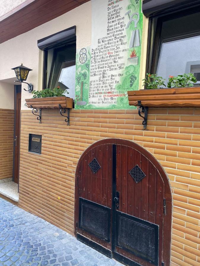 Alte Schmiede In Der Altstadt Von Sankt Goarshausen Esterno foto