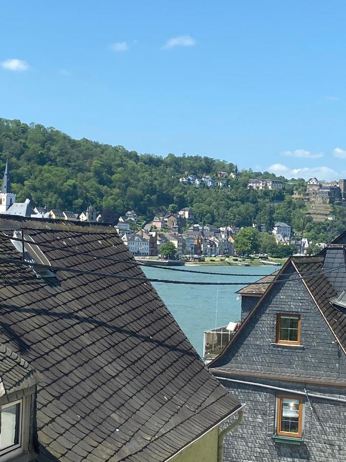Alte Schmiede In Der Altstadt Von Sankt Goarshausen Esterno foto